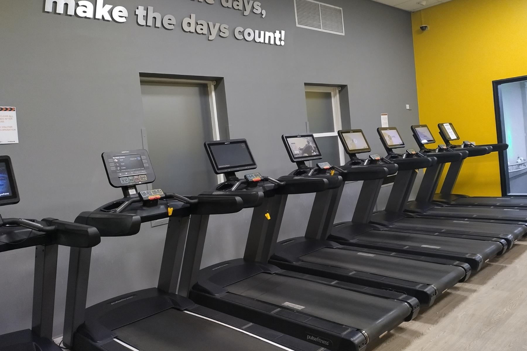 Carlton Forum gym cardio treadmills